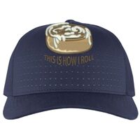 Perforated 5-Panel Trucker Snapback Cap Thumbnail