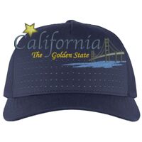 Perforated 5-Panel Trucker Snapback Cap Thumbnail