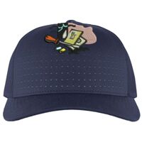 Perforated 5-Panel Trucker Snapback Cap Thumbnail