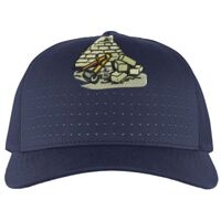 Perforated 5-Panel Trucker Snapback Cap Thumbnail