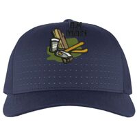 Perforated 5-Panel Trucker Snapback Cap Thumbnail