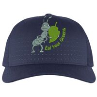 Perforated 5-Panel Trucker Snapback Cap Thumbnail