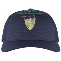 Perforated 5-Panel Trucker Snapback Cap Thumbnail