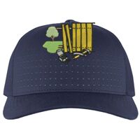 Perforated 5-Panel Trucker Snapback Cap Thumbnail