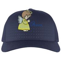 Perforated 5-Panel Trucker Snapback Cap Thumbnail