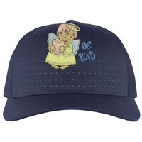 Perforated 5-Panel Trucker Snapback Cap Thumbnail