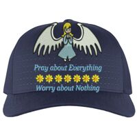 Perforated 5-Panel Trucker Snapback Cap Thumbnail