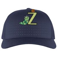 Perforated 5-Panel Trucker Snapback Cap Thumbnail