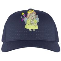 Perforated 5-Panel Trucker Snapback Cap Thumbnail