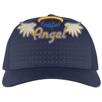 Perforated 5-Panel Trucker Snapback Cap Thumbnail