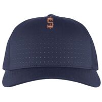 Perforated 5-Panel Trucker Snapback Cap Thumbnail
