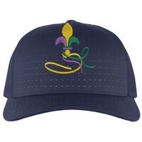 Perforated 5-Panel Trucker Snapback Cap Thumbnail