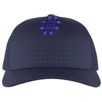 Perforated 5-Panel Trucker Snapback Cap Thumbnail