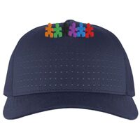 Perforated 5-Panel Trucker Snapback Cap Thumbnail