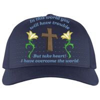 Perforated 5-Panel Trucker Snapback Cap Thumbnail