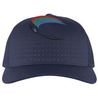 Perforated 5-Panel Trucker Snapback Cap Thumbnail