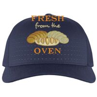 Perforated 5-Panel Trucker Snapback Cap Thumbnail