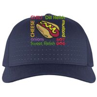 Perforated 5-Panel Trucker Snapback Cap Thumbnail