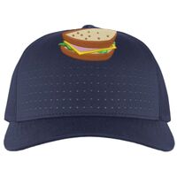 Perforated 5-Panel Trucker Snapback Cap Thumbnail