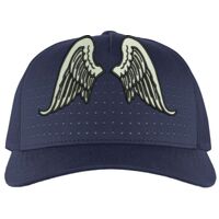 Perforated 5-Panel Trucker Snapback Cap Thumbnail