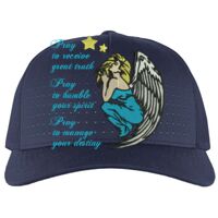 Perforated 5-Panel Trucker Snapback Cap Thumbnail