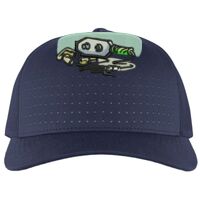 Perforated 5-Panel Trucker Snapback Cap Thumbnail