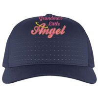 Perforated 5-Panel Trucker Snapback Cap Thumbnail