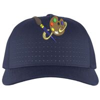 Perforated 5-Panel Trucker Snapback Cap Thumbnail