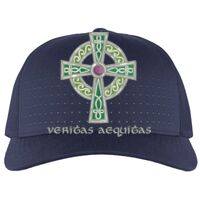 Perforated 5-Panel Trucker Snapback Cap Thumbnail