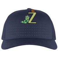 Perforated 5-Panel Trucker Snapback Cap Thumbnail