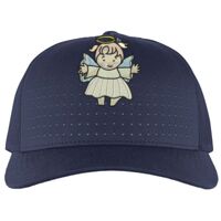 Perforated 5-Panel Trucker Snapback Cap Thumbnail