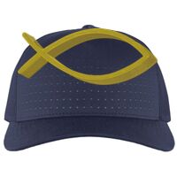 Perforated 5-Panel Trucker Snapback Cap Thumbnail