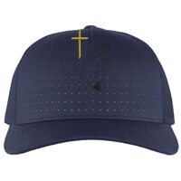 Perforated 5-Panel Trucker Snapback Cap Thumbnail