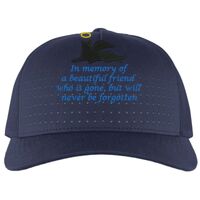 Perforated 5-Panel Trucker Snapback Cap Thumbnail