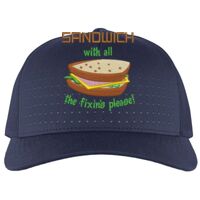 Perforated 5-Panel Trucker Snapback Cap Thumbnail