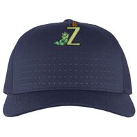 Perforated 5-Panel Trucker Snapback Cap Thumbnail