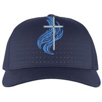 Perforated 5-Panel Trucker Snapback Cap Thumbnail