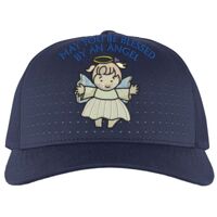 Perforated 5-Panel Trucker Snapback Cap Thumbnail