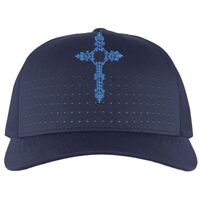 Perforated 5-Panel Trucker Snapback Cap Thumbnail