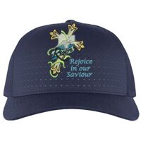 Perforated 5-Panel Trucker Snapback Cap Thumbnail