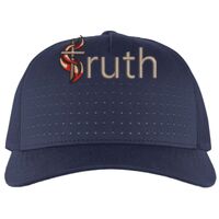 Perforated 5-Panel Trucker Snapback Cap Thumbnail