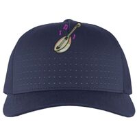 Perforated 5-Panel Trucker Snapback Cap Thumbnail