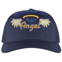 Perforated 5-Panel Trucker Snapback Cap Thumbnail