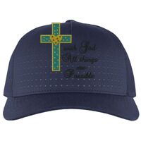 Perforated 5-Panel Trucker Snapback Cap Thumbnail