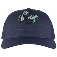 Perforated 5-Panel Trucker Snapback Cap Thumbnail