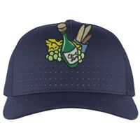 Perforated 5-Panel Trucker Snapback Cap Thumbnail