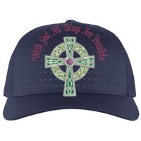 Perforated 5-Panel Trucker Snapback Cap Thumbnail