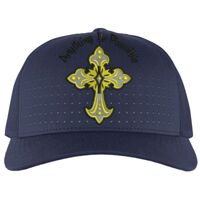 Perforated 5-Panel Trucker Snapback Cap Thumbnail