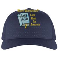 Perforated 5-Panel Trucker Snapback Cap Thumbnail