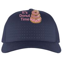 Perforated 5-Panel Trucker Snapback Cap Thumbnail